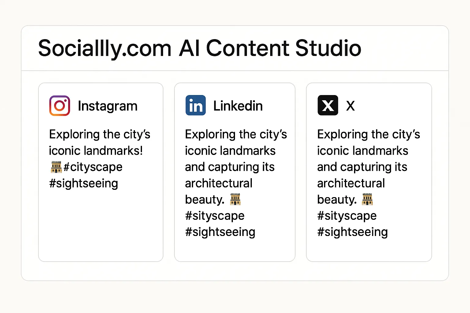 Sociallly AI Content Studio
